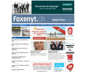 Faxenyt.dk(Nyheder fra Haslev og Faxe) Screenshot