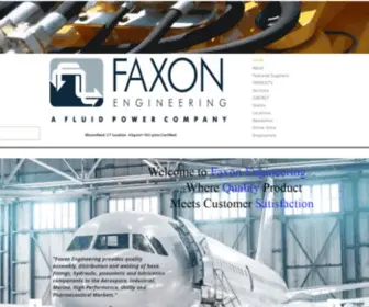 Faxonengineering.com(Hydraulic Hose Repair Supplier) Screenshot