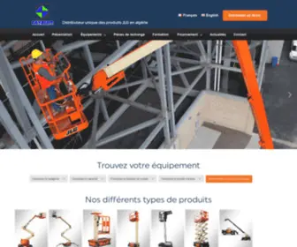 Fayalift.com(Distributeur unique des produits JLG en algérie) Screenshot