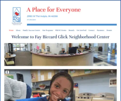 Faybiccardglickcenter.org(Fay Biccard Glick Neighborhood Center) Screenshot