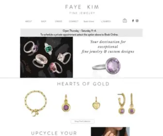 Fayekim.com(Faye Kim) Screenshot