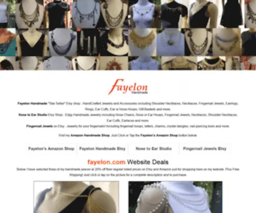 Fayelon.com(Fayelon Handmade) Screenshot