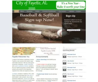 Fayetteal.org(Fayette, Alabama) Screenshot