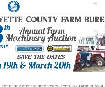 Fayettecofarmbureau.com(Voice of Agriculture in Fayette County) Screenshot