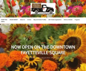 Fayettevillefarmersmarket.com(OPEN YEAR ROUND) Screenshot