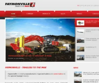Faymonville.com(Faymonville) Screenshot