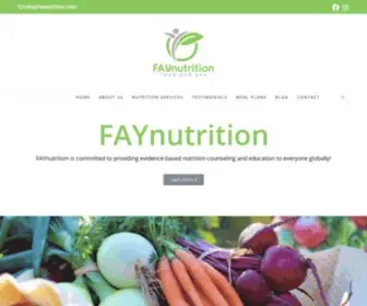 Faynutrition.com(Find Dietitian Nutritionists Covered by Your Insurance) Screenshot