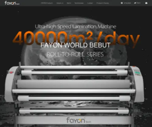 Fayontech.com(CO.,LTD) Screenshot