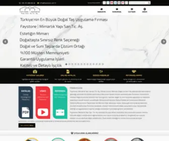 Faystone.com.tr(Mermer Mimarlık Yapı Sanayi ve Ticaret Anonim Şirketi) Screenshot