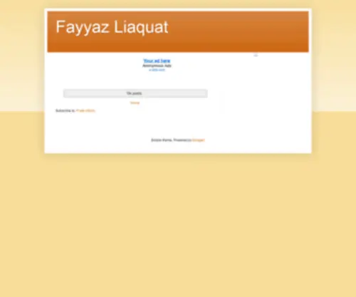 Fayyazliaquat.com(Fayyaz Liaquat) Screenshot