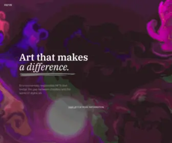 Fayyr.com(Charitable Art) Screenshot