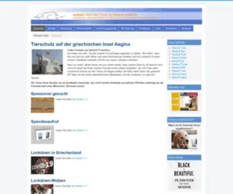 Faza-Aegina.de(Tierschutz auf der griechischen Insel Aegina) Screenshot