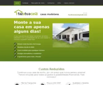 Fazatuacasa.com(Casas modulares) Screenshot