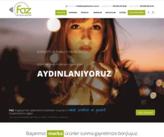 Fazaydinlatma.com.tr(FAZ AYDINLATMA) Screenshot