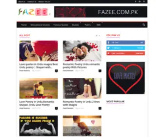 Fazee.com.pk(Fazee Fazee) Screenshot