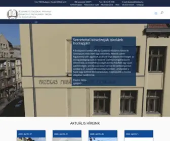 Fazekas.hu(Budapesti Fazekas Mihály Gyakorló Általános Iskola és Gimnázium) Screenshot