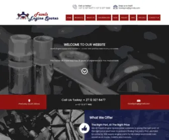 Fazelsenginespares.co.za(Car Parts South Africa Engine Parts) Screenshot