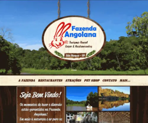 Fazendaangolana.com.br(Turismo Rural) Screenshot