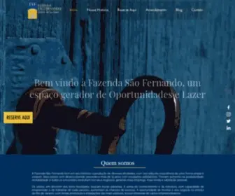 Fazendasaofernando.com(Fazenda São Fernando) Screenshot