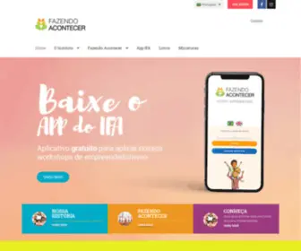 Fazendoacontecer.org.br(Instituto Fazendo Acontecer) Screenshot