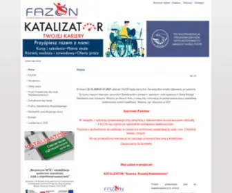 Fazon.pl(Fundacja Aktywizacji Zawodowej Osób Niepełnosprawnych) Screenshot