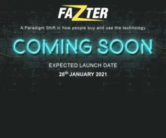 Fazter.com(Web hosting) Screenshot