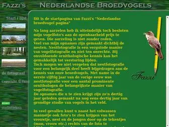 Fazzi.nl(NEDERLANDSE BROEDVOGELS) Screenshot