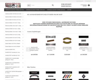 FB-Werbetechnik.net(Biker Patches Aufnäher MC Stickerei Colour Shop ) Screenshot