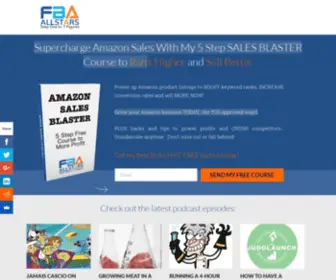 Fbaallstars.com(Amazon Seller Ecommerce Podcast) Screenshot