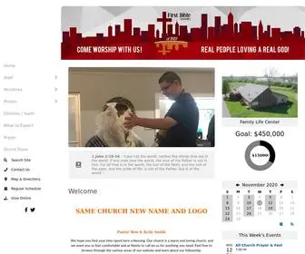 Fbaofindy.com(First Bible Apostolics of Indy) Screenshot