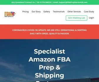 Fbaprepserviceuk.com(FBA Prep Service UK) Screenshot