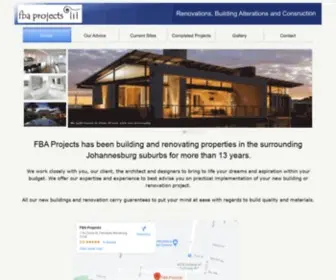 Fbaprojects.co.za(FBA Projects) Screenshot