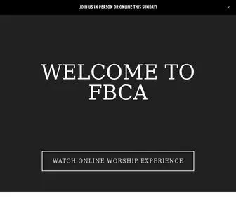 Fbca.com(First Baptist Church Alpharetta) Screenshot