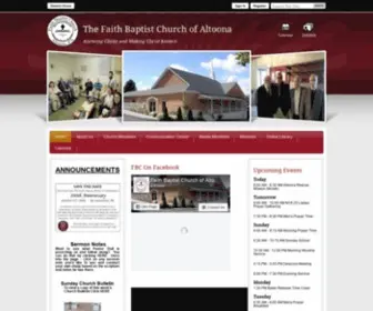 Fbcaltoona.org(The Faith Baptist Church of Altoona) Screenshot