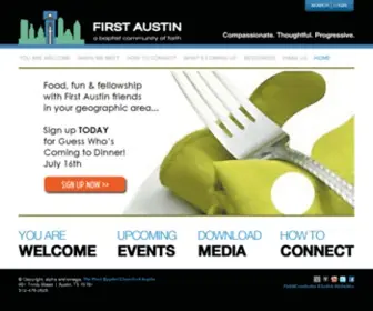 Fbcaustin.org(The First Baptist Church of Austin) Screenshot
