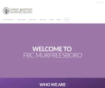 FBcmurfreesboro.org(FBC Murfreesboro) Screenshot