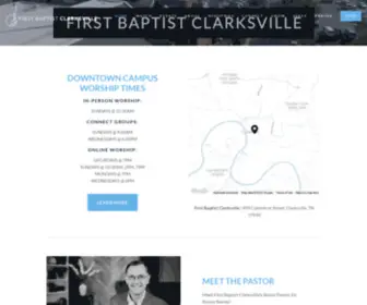 FBCT.org(First Clarksville) Screenshot