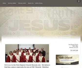 FBcwaverly.org(Waverly First Baptist Church) Screenshot