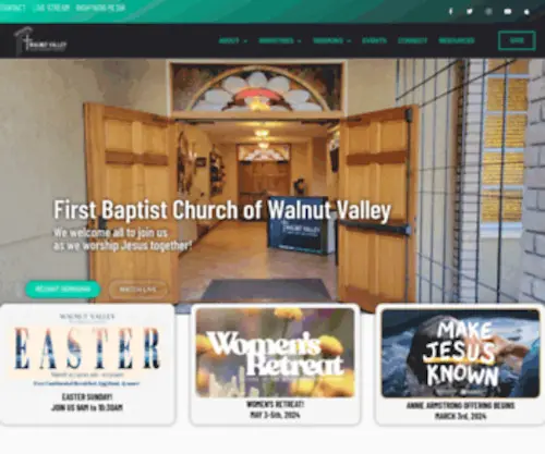 FBCWV.org(Worshiping Jesus and helping others do the same) Screenshot