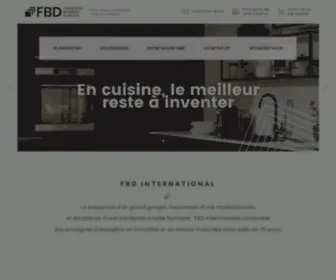 FBD-Group.com(FBD franchiseur cuisines) Screenshot