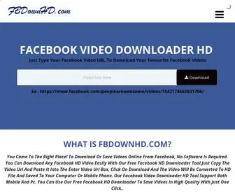 FbdownHD.com(Facebook Video Downloader HD) Screenshot