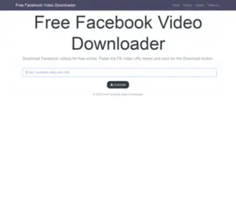 Fbdownloader.in(Fbdownloader) Screenshot