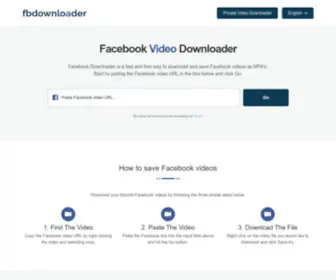 Fbdownloader.net(Facebook Video Downloader) Screenshot