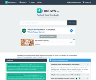 Fbdown.org(Facebook Video Downloader Online) Screenshot