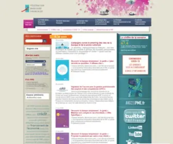 FBF.fr(Fédération Bancaire Française) Screenshot