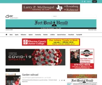 Fbherald.com(Fort Bend's Daily Newspaper) Screenshot