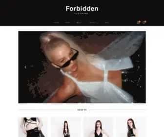 Fbiddenclothing.com(Fbiddenclothing) Screenshot