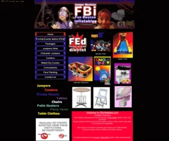 Fbinflatables.com(FBi) Screenshot