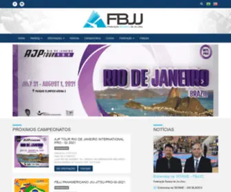 FBJJ.org.br(Federação Brasileira de Jiu Jitsu) Screenshot