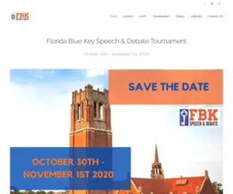 FBkdebate.org(Florida Blue Key) Screenshot